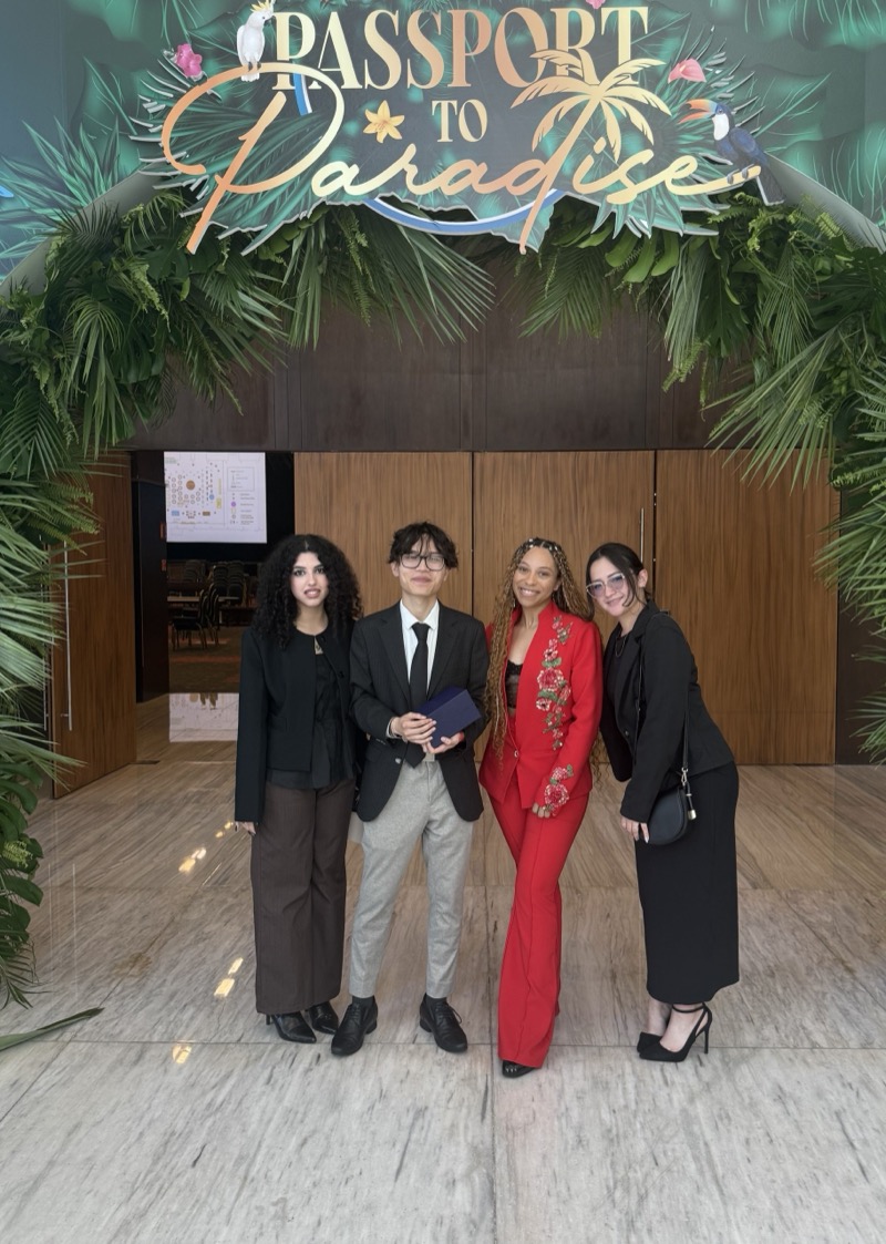 Inspire Core team members dressed professionally at a company event